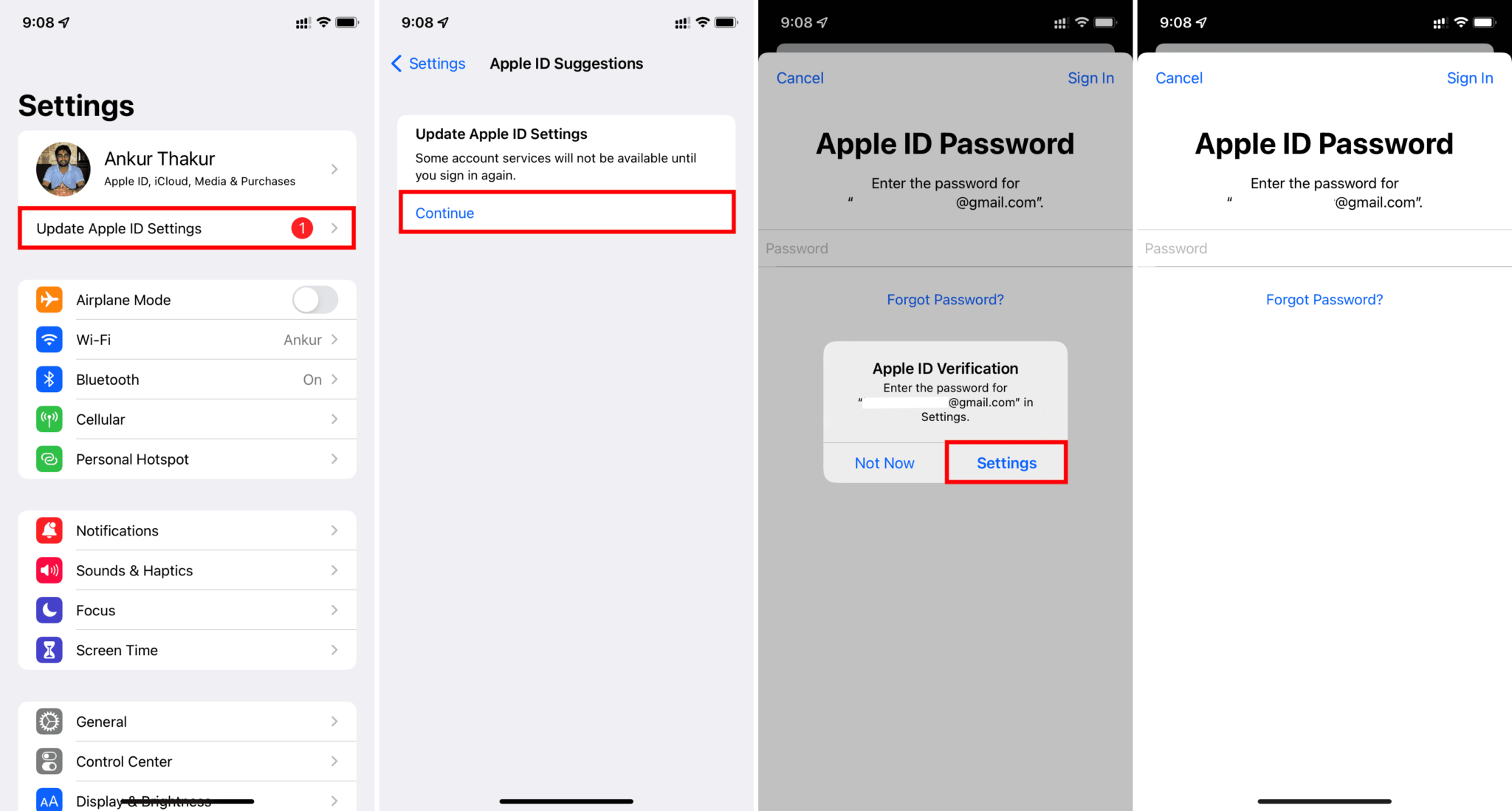 Certifique-se de que você está usando as credenciais corretas da sua conta Apple.
Verifique as configurações de privacidade e segurança do iCloud.