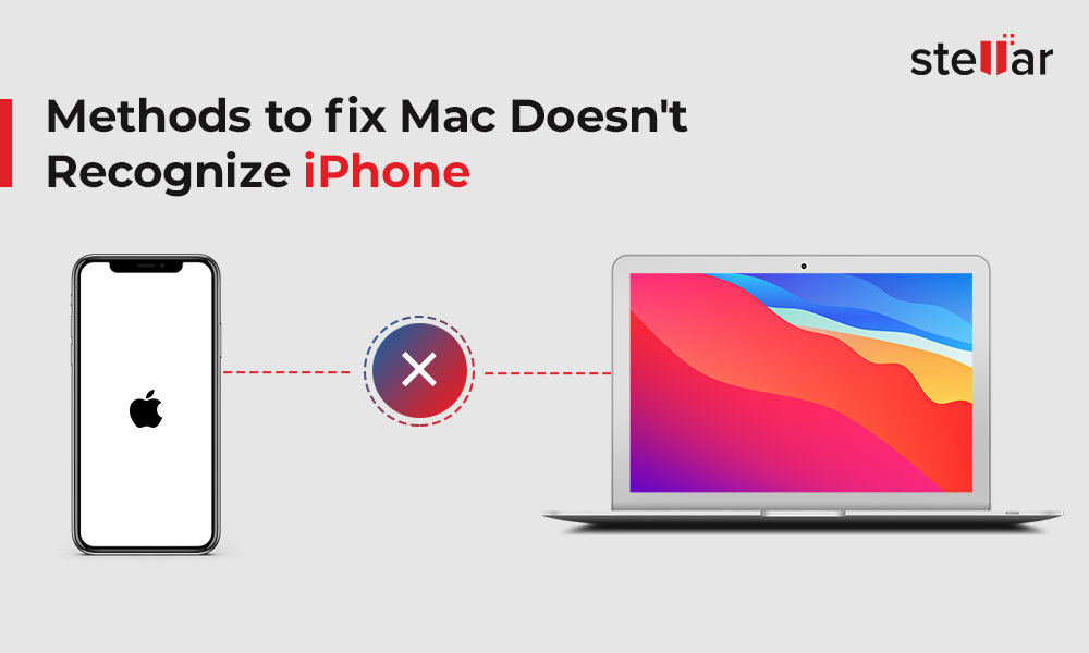 Desconecte e reconecte o iPhone ao Mac.
Reinicie o iPhone e o Mac.