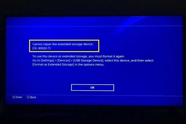 Desconecte o disco de armazenamento estendido do seu PS4.
Reinicie o console para garantir que todos os aplicativos sejam fechados corretamente.