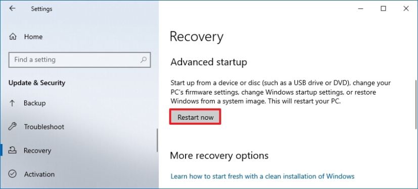 Execute uma reinicialização completa do sistema operacional.
Pressione a tecla Windows, clique em Power e selecione Reiniciar.