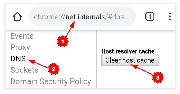 Limpe o cache do seu dispositivo.
Verifique as configurações de DNS.