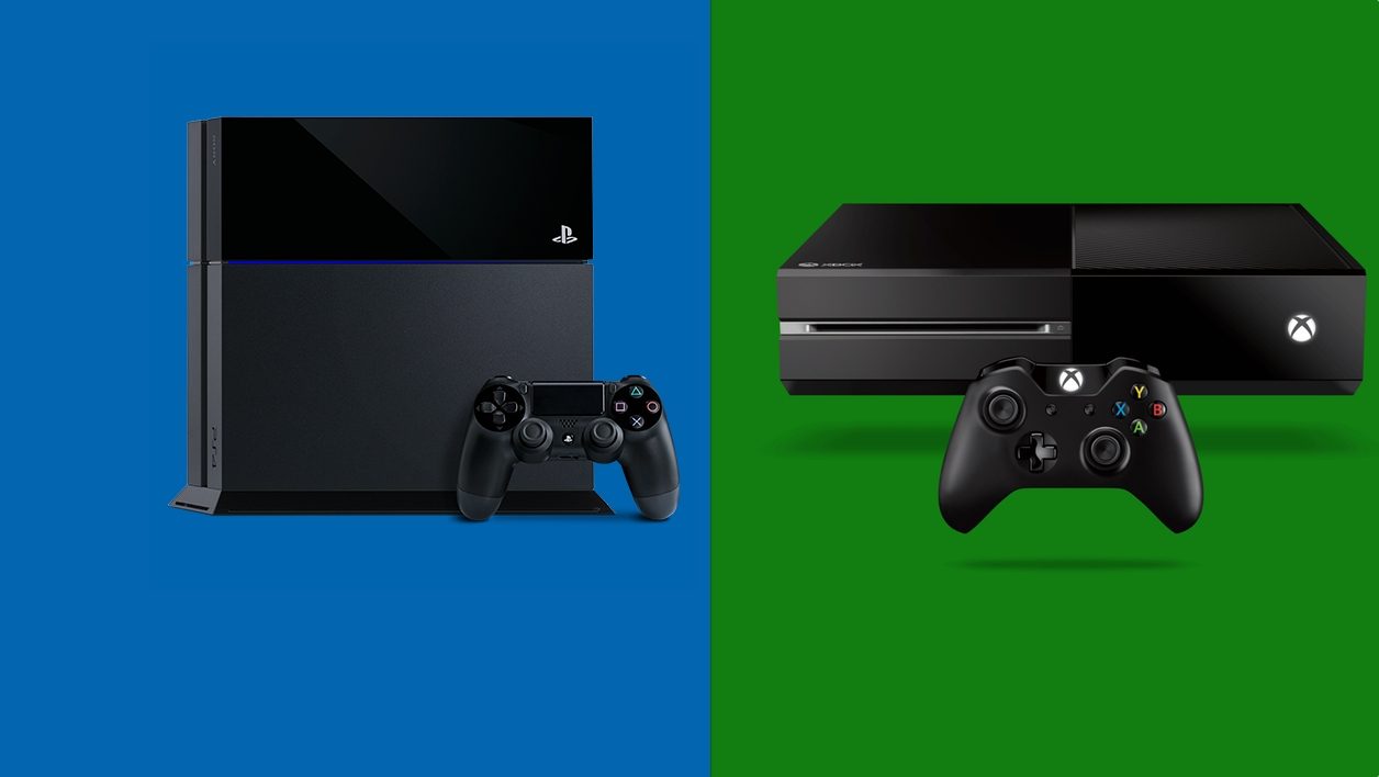 PlayStation 4: console de videogame da Sony.
Xbox One: console de videogame da Microsoft.