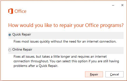 Reinicie o sistema: Após a conclusão da reparação, reinicie o seu sistema.
Verifique se o problema foi resolvido: Abra os aplicativos do Microsoft Office 2010 e verifique se o problema foi corrigido.