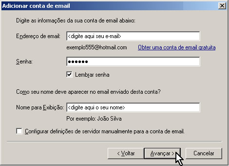 Remova sua conta de email atualmente configurada no Windows Live Mail.
Adicione novamente sua conta de email fornecendo as informações corretas do servidor.