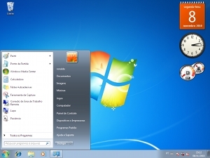 Selecione a partição onde o Windows 7 está atualmente instalado e clique em Avançar.
Aguarde enquanto o Windows 7 é reinstalado no laptop.