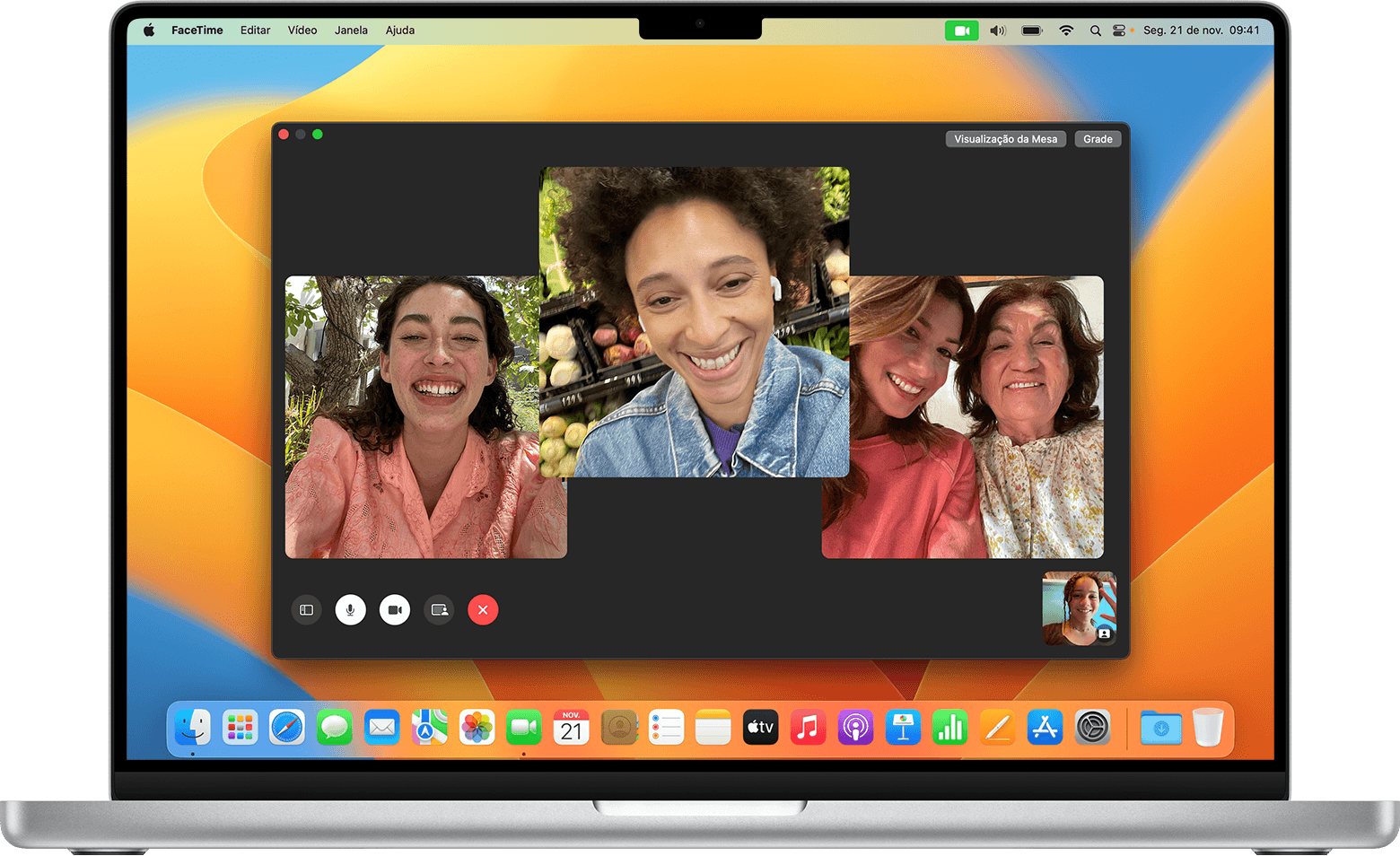 Tente criar um novo usuário no seu Mac e teste o FaceTime nessa conta.
Se o problema persistir, entre em contato com o suporte da Apple para obter assistência.
