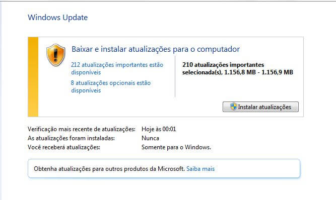 Tente executar o Windows Update manualmente: Às vezes, iniciar manualmente o processo de atualização pode solucionar problemas.
Verifique as configurações de data e hora: Certifique-se de que a data e a hora do seu computador estejam corretas, pois isso pode afetar as atualizações.