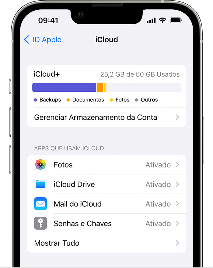 Utilize o iCloud para armazenar documentos e dados de aplicativos, liberando espaço no dispositivo.
Desative a sincronização automática de aplicativos que você não usa com frequência.