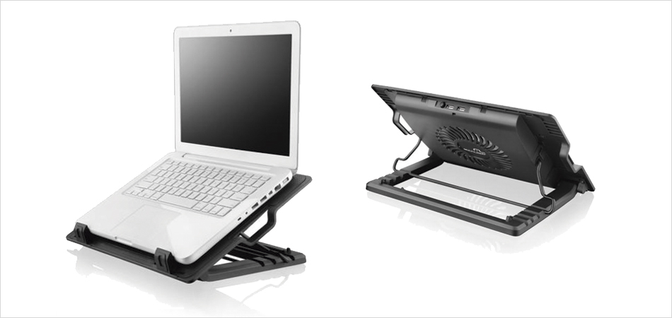 Utilize um suporte para laptop ou apoie-o em um suporte adequado.
Evite utilizar o laptop em superfícies macias, como cama ou almofadas, que podem bloquear as saídas de ar.
