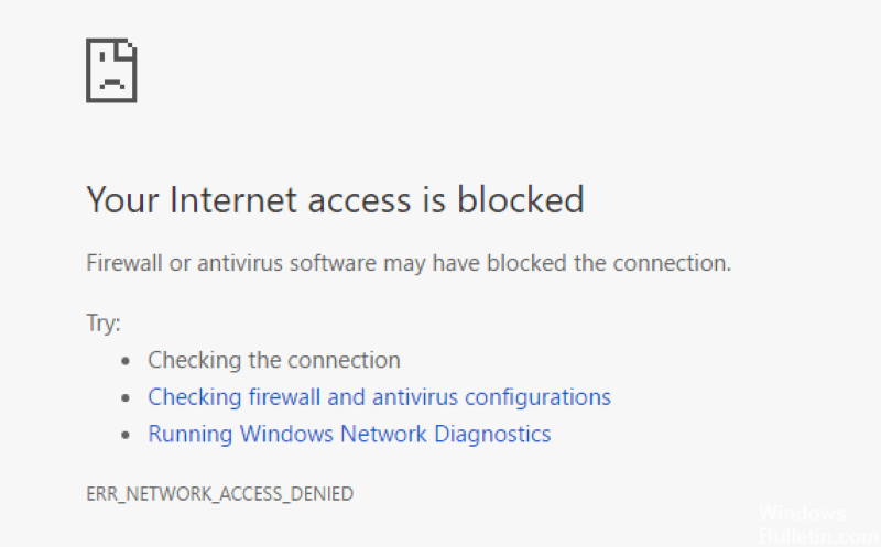 Verifique as configurações do seu antivírus ou firewall para garantir que eles não estejam bloqueando o Chrome.
Temporariamente, desative o antivírus ou firewall e tente fazer o download novamente.