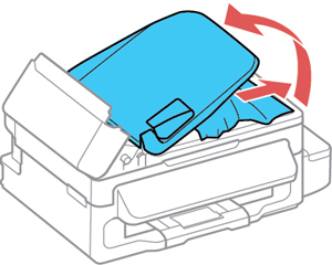 Verifique cuidadosamente a bandeja de papel e remova qualquer papel preso ou emperrado.
Certifique-se de que a bandeja de papel esteja corretamente inserida na impressora.