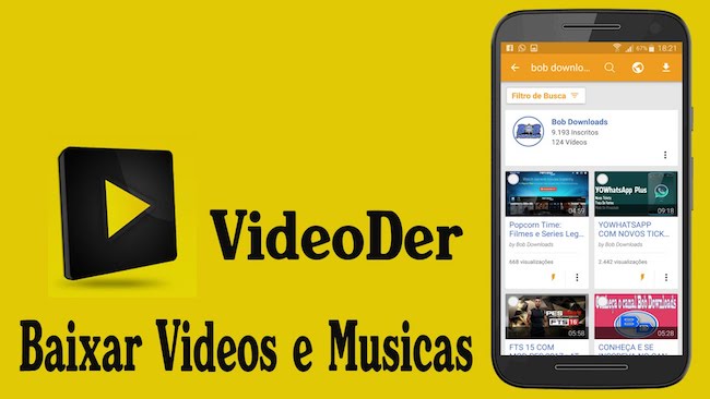 Videoder é um aplicativo para dispositivos Android que permite baixar vídeos do YouTube
Disponível apenas para Android, o Videoder é uma ótima opção para quem deseja salvar vídeos do YouTube diretamente no seu smartphone